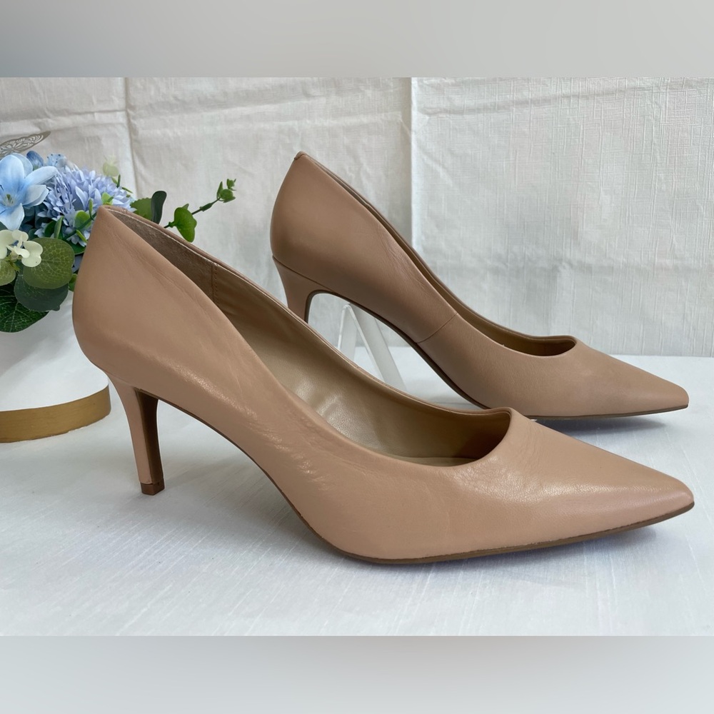 Alfani Step Flex Women's Solid Tan Pump Heels Size 9.5 M
